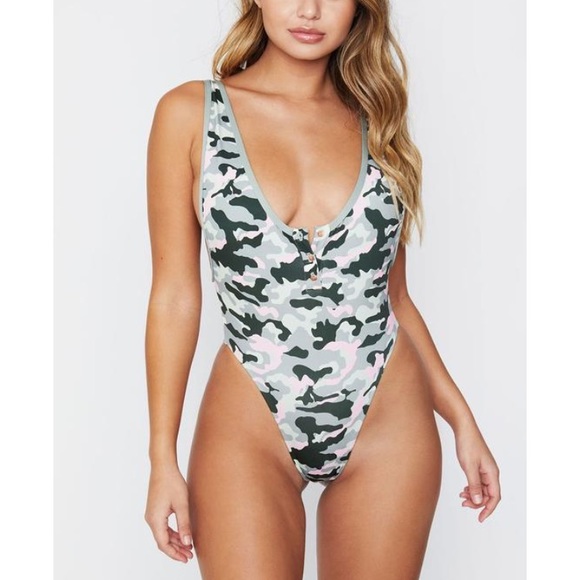 Frankie's Bikinis Other - Frankies bikinis cameo one piece swimming suit